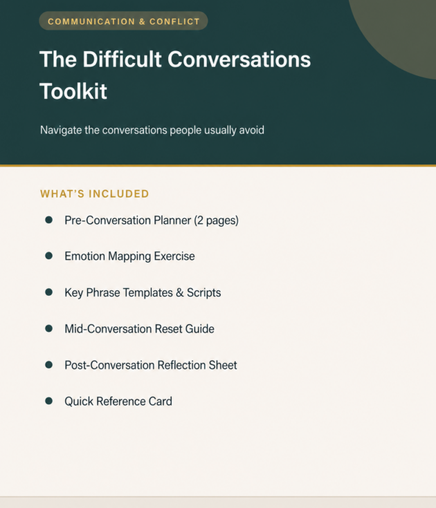 The Difficult Conversations Toolkit