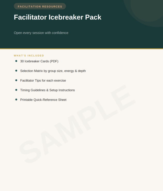 Facilitator Icebreaker Pack