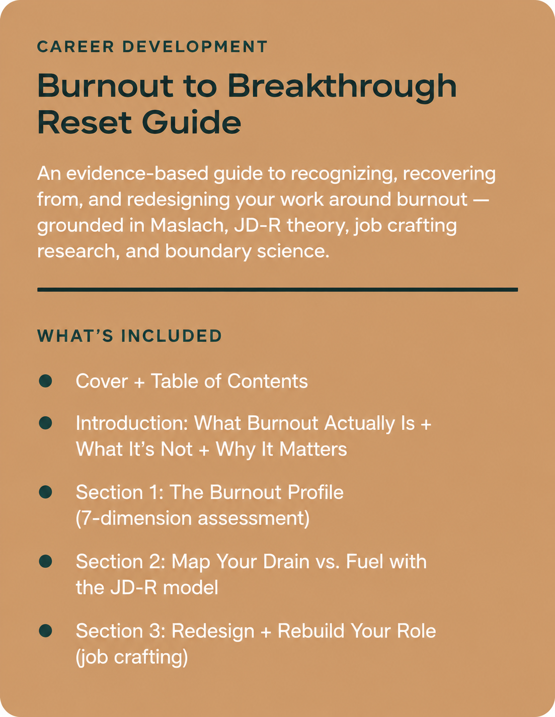 Burnout to Breakthrough Reset Guide