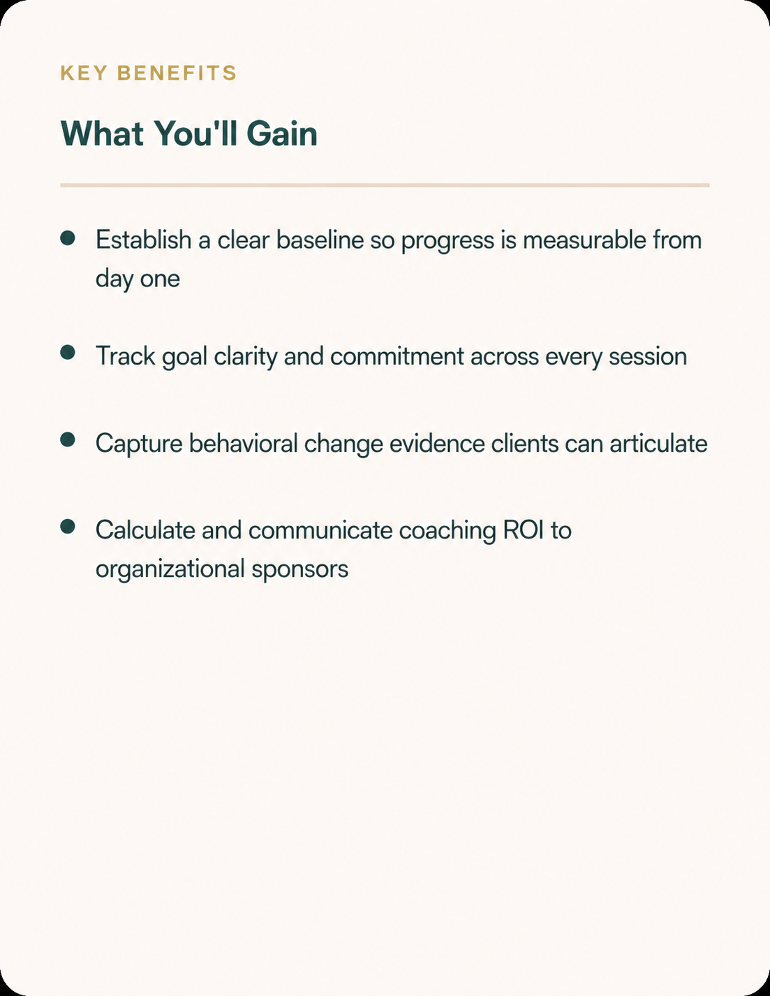 Coaching Outcomes & Impact Measurement Kit