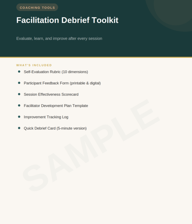 Facilitation Debrief Toolkit